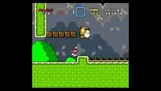 Super Mario World Custom Level: Mega-Mole Garden