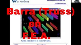 Mec3: Elemento barra ó armadura (truss) en FEM