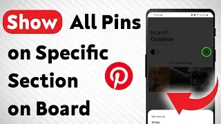How to Show All Pins on Specific Section on Pinterest Board (Updated)