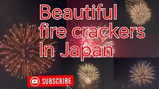 Beautiful Fire crackers in Japan 🎇🎆 #firecracker #vlog #japan #festival @Shenal-Vlogs
