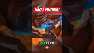 PARECE PINTURA, mas &eacute; REAL! 🏜️ O lugar mais surreal do mundo.