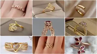 Top 50 + Most Favorite And Most Demanding Gold Ring Designs For Women's || Gold Rings For Wedding 💍