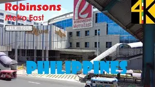 4K | Robinsons Metro East Walk Tour Marcos Highway Philippines
