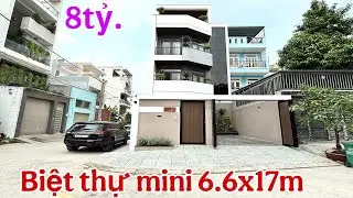 Biệt thự Mini có không gian sống Xanh, đường to 20m ở như vậy mới Sướng mà giá thì bằng nhà phố.