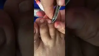 Vlog#321 small toes cuticle cleaning #satisfyingvideo #gelmanicure #nails 