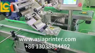 Egg plastic shell flat labeling Machine