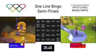 Ripto's Rage BingOlympics One Line Bingo Semi-Finals match | DarkLizzard vs Italisian