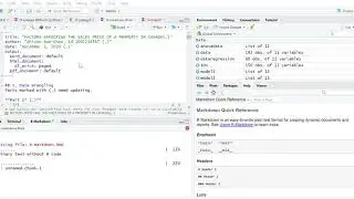 How to Knit file in R-Studio using R markdown 2020