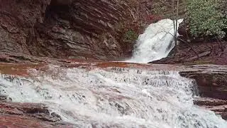 Lower Cascades Falls in Hanging Rock State Park