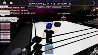 It&rsquo;s awesome! My first ever AEW win in roblox!