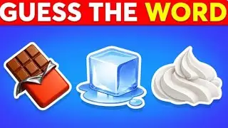 GUESS THE WORD BY EMOJI?🤔 | EMOJI QUIZ CHALLENGE💖