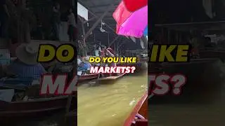 Floating markets in Bangkok #bangkokmarket #traveltips #bangkokthailand