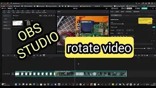 OBS STUDIO WINDOWS PC- ROTATE VIDEO OR PHOTO