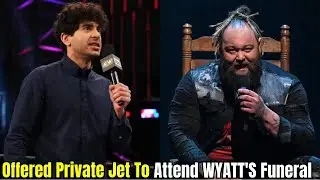 TONY KHAN OFFERED PRIVATE JET TO HELP AEW TALENT TRAVEL FOR BRAY WYATT&rsquo;S FUNERAL #aew  #wwe