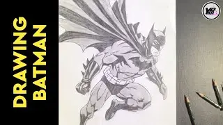 Drawing BATMAN | Drawing Pencil | Drawing Anime & Superhero | Easy Drawing Tutorial