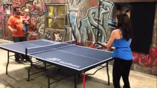 Lost Girl - Ping Pong match: Anna vs Seth (with Sam)