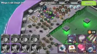 Beating Mega Crab Stage 24/Boom Beach