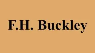 F.H. Buckley