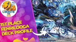 1st place Loogamon Fenriloogamon Deck Profile & Combo Guide | Digimon Card Game BT14 Format