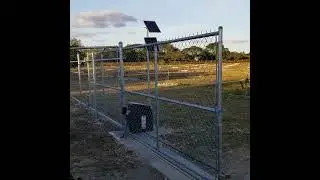 Solar LiftMaster CSL24UL Installation with Safety Sensor | Slide Gate Operator Setup