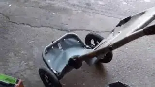 Burley Travoy Bike Trailer with  Easymotion EVO JET Electric Bike = Perfect road warrior