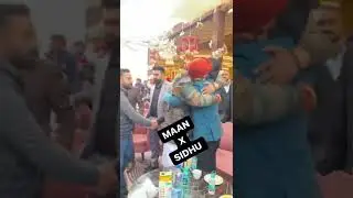 Sidhu moose wala and Amrit maan at Korala maan marriage enjoyment #sidhumoosewala #shorts