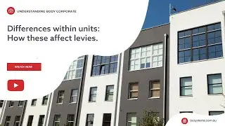 Differences in the units  - how does this affect levies?