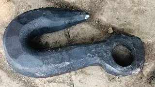 Handmade making 🪝 Hook From Old Bar#blacksmith