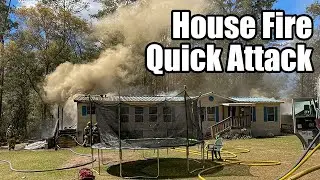 Firefighter POV - 03/05/2022 Quick Attack on House Fire