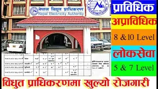 बिधुतमा खुल्याे भारी संख्यामा लाेकसेवा | Nepal Electricity Authority vacancy | नेपाल विधुत प्राधिकरण