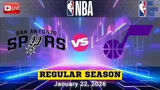 SPURS VS JAZZ Regular Season @ Delta Center Wemby vs Lauri | JANUARY 22,2026 |REALISTIC NBA Gameplay