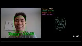 Real-Time Emotion Recognition using Face Landmarks