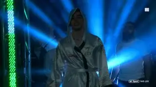 Mick Conlan walks out for first pro fight in home town of Belfast
