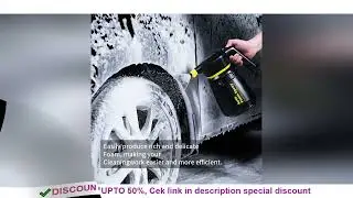 Electric Foam Sprayer Car Wash Motorcycle Clean Detailing Snow  Cannon High Pressure Water Gun