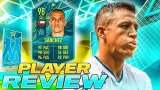 🚨98 MOMENTS SBC ALEXIS SANCHEZ PLAYER REVIEW - FIFA 22 ULTIMATE TEAM