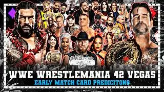 Список матчей мечты на WrestleMania 42 от WWE (февральское издание)