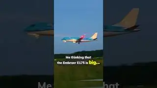 Embraer E175 VS Boeing 747 Size Comparison