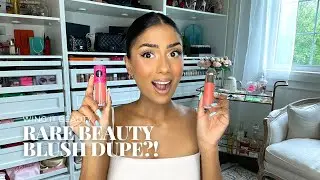 RARE BEAUTY BLUSH DUPE?! | MAKEUP REVOLUTION BLUSH BOMB | WING IT BEAUTY