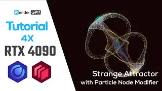 Strange Attractor with Particle Node Modifier in Cinema 4D | Tutorial | iRender Render Farm
