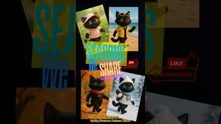 The Cat Walk Spring Summer Autumn Winter #TheCatWalk #FourSeasonsWalk #Cutecat #Animation #kitty #ai