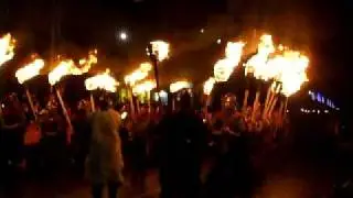 Waiting for the torch parade to start at 2011 Hogmanay