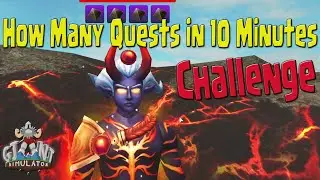 ROBLOX - Giant Simulator: Challenge | How Many Quests in 10 Minutes