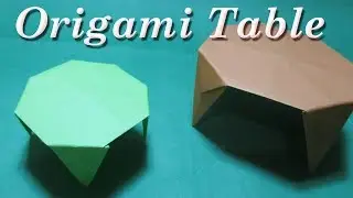 How to make easy a paper table origami step by step || DIY paper craft.