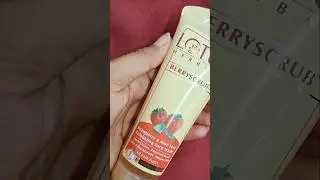 Face Wash For Skinbrightening | Lotus Berry Scrub Wash Review Best Face Wash for glowingskin#shorts