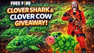 Clover Shark & clove Cow PET LIVE GIVEAWAY 😱 | Free Fire Steal A Pet | Killer Vijay FF