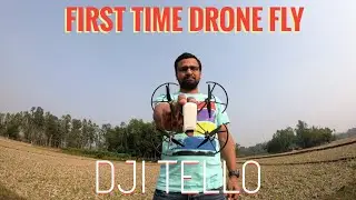 First Drone Fly | DJI TELLO | Smallest Drone by Ryze Tech