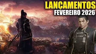 GUIA COMPLETO: OS MELHORES JOGOS DE FEVEREIRO DE 2026 (PC, PS5, XBOX, NSW2)