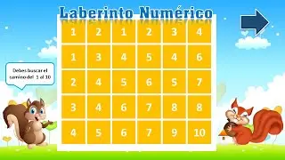 Laberinto Numérico - Juego Interactivo PowerPoint + Descarga Juego HTML5