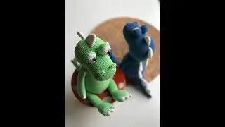 PART-1 SEVİMLİ DİNO (KAFA)/ AMİGURUMİ &Ouml;RG&Uuml; DİNAZOR TARİFİ (KALAN B&Ouml;L&Uuml;MLER İ&Ccedil;İN TAKİPTE KALIN L&Uuml;TFEN)