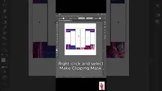 How we use in clipmask AI (Illustrator) ❤ #adobe #illustrator #tutorial #logo #tools